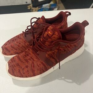 Nike Women's Sneakers in Red and Orange